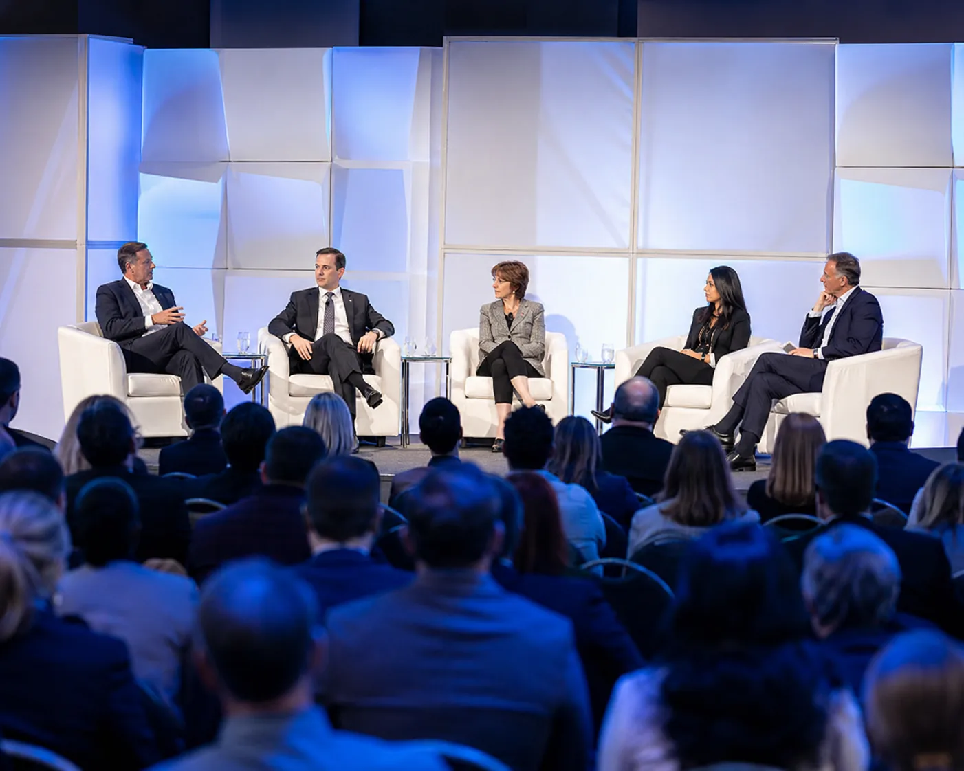 Business summit panel discussion